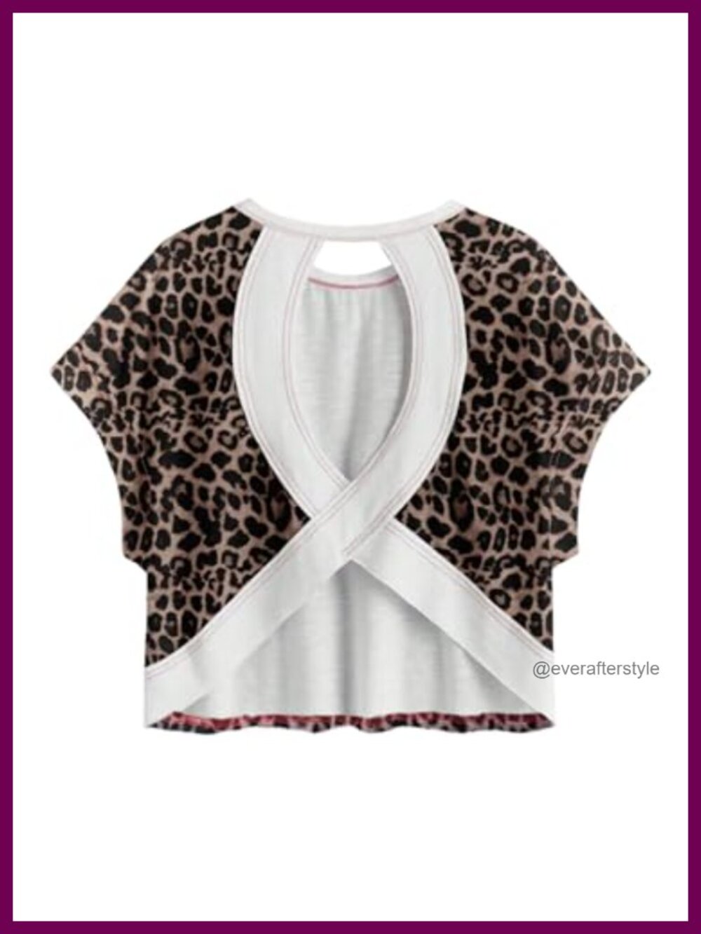 SweatyRocks Oversized Cut Out Open Back Workout Gym Top